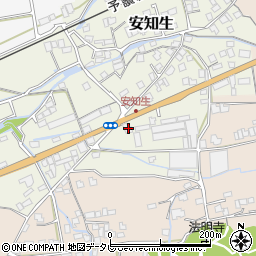 愛媛県西条市安知生246周辺の地図