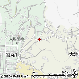 福岡県北九州市若松区大池町14-17周辺の地図