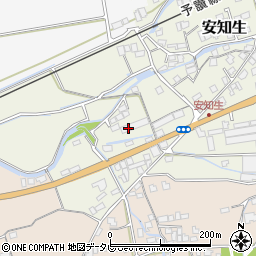 愛媛県西条市安知生281周辺の地図
