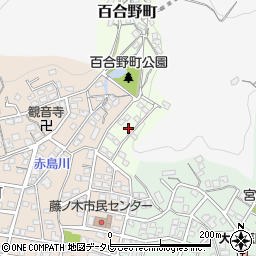 福岡県北九州市若松区百合野町2-28周辺の地図