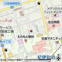 和歌山県御坊市湯川町財部720周辺の地図