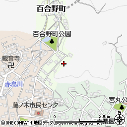 福岡県北九州市若松区百合野町1-17周辺の地図