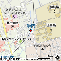 学門駅周辺の地図