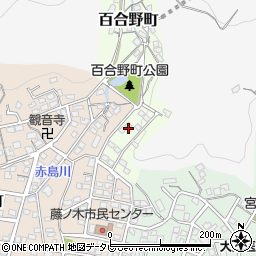 福岡県北九州市若松区百合野町2-12周辺の地図