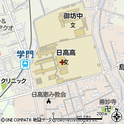 和歌山県立日高高等学校附属中学校周辺の地図