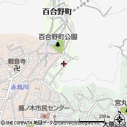 福岡県北九州市若松区百合野町2-24周辺の地図