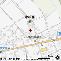 愛媛県西条市小松町南川周辺の地図