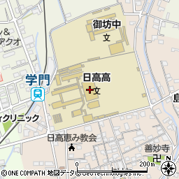 和歌山県立日高高等学校附属中学校周辺の地図