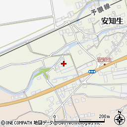 愛媛県西条市安知生284周辺の地図