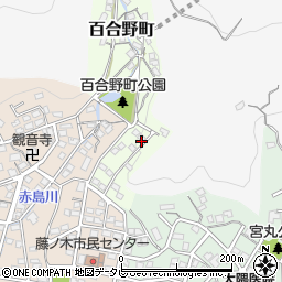 福岡県北九州市若松区百合野町2-23周辺の地図