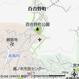 福岡県北九州市若松区百合野町2-14周辺の地図