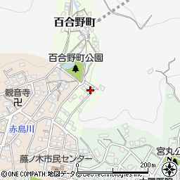 福岡県北九州市若松区百合野町2-22周辺の地図