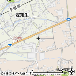 愛媛県西条市安知生217周辺の地図