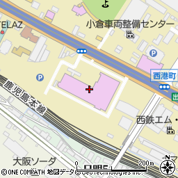 コロナキャットボウル小倉店周辺の地図