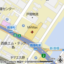 ＭｒＭａｘ小倉北店周辺の地図