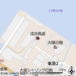 浅井興産周辺の地図