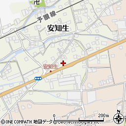 愛媛県西条市安知生240周辺の地図