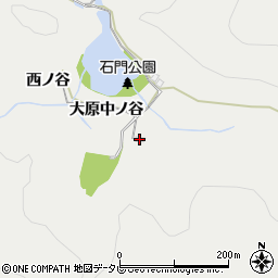 徳島県阿南市長生町（大原中ノ谷）周辺の地図