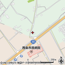 愛媛県西条市小松町北川78周辺の地図