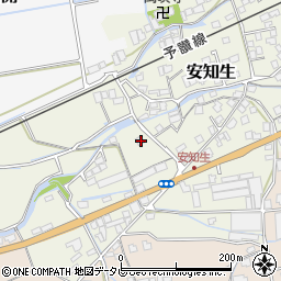 愛媛県西条市安知生663周辺の地図