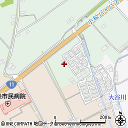 愛媛県西条市小松町北川69-8周辺の地図