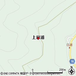 徳島県上勝町（勝浦郡）福原（上日浦）周辺の地図