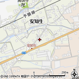 愛媛県西条市安知生237周辺の地図