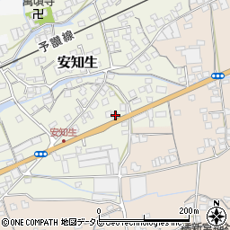 愛媛県西条市安知生210周辺の地図