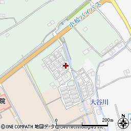 愛媛県西条市小松町北川64周辺の地図