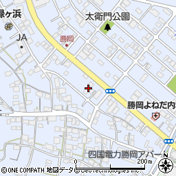愛媛新聞　エリアサービス和気周辺の地図
