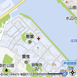 福岡県遠賀郡芦屋町西浜町10周辺の地図