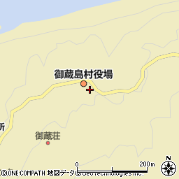 御蔵島観光協会みくらしま観光案内所周辺の地図