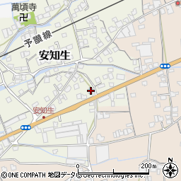 愛媛県西条市安知生207周辺の地図