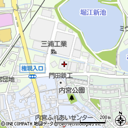 三浦工業株式会社　人財開発部周辺の地図
