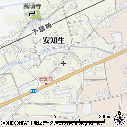 愛媛県西条市安知生235周辺の地図