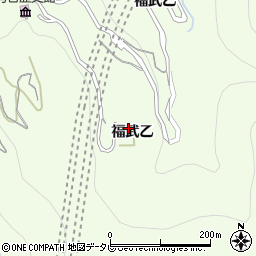 愛媛県西条市福武（乙）周辺の地図