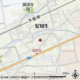 愛媛県西条市安知生312周辺の地図