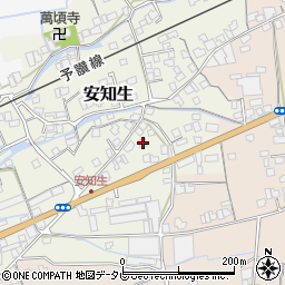 愛媛県西条市安知生229周辺の地図