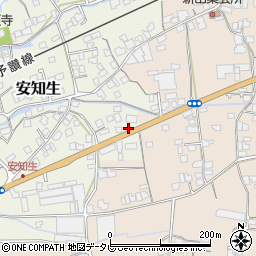 愛媛県西条市安知生180-3周辺の地図