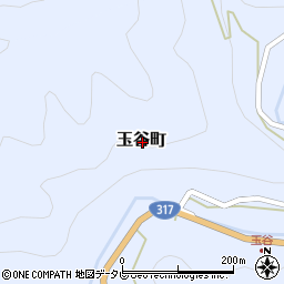 愛媛県松山市玉谷町周辺の地図