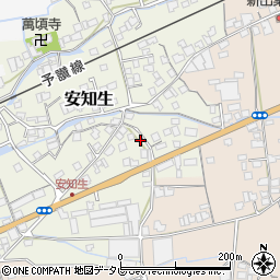 愛媛県西条市安知生206-7周辺の地図