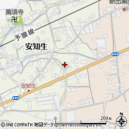 愛媛県西条市安知生199周辺の地図