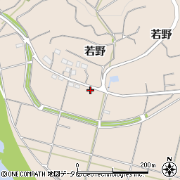和歌山県日高郡日高川町若野208周辺の地図