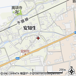 愛媛県西条市安知生231周辺の地図