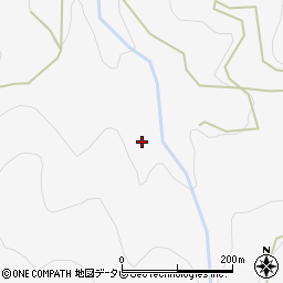 徳島県勝浦郡上勝町正木堀切周辺の地図