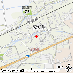 愛媛県西条市安知生316周辺の地図