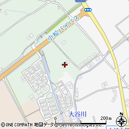 愛媛県西条市小松町北川52周辺の地図