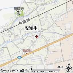 愛媛県西条市安知生323周辺の地図