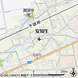 愛媛県西条市安知生326周辺の地図