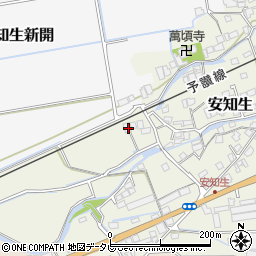 愛媛県西条市安知生651周辺の地図